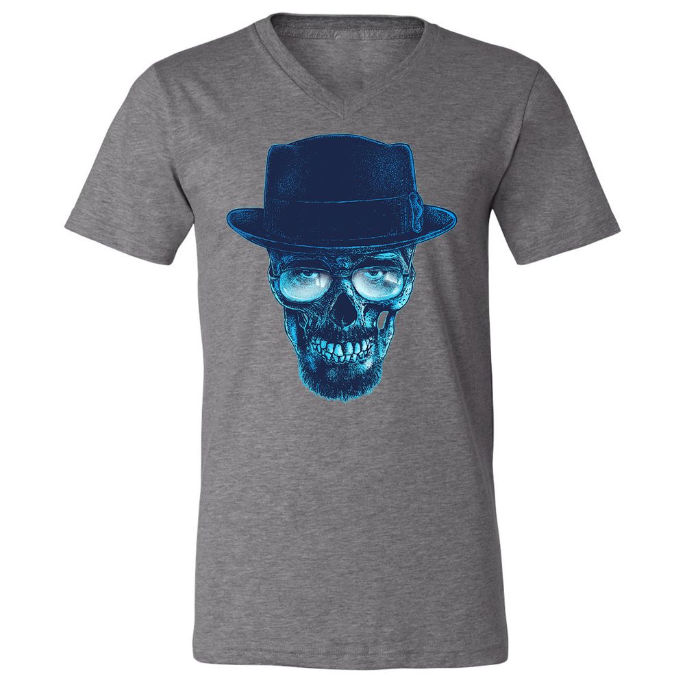 Unisex V-Neck T-Shirt - CBBU8THV - Deep Heather - 13