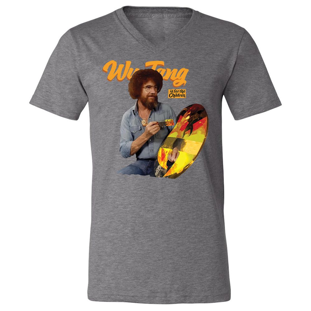 Unisex V-Neck T-Shirt - 14APS857 - Deep Heather - 13
