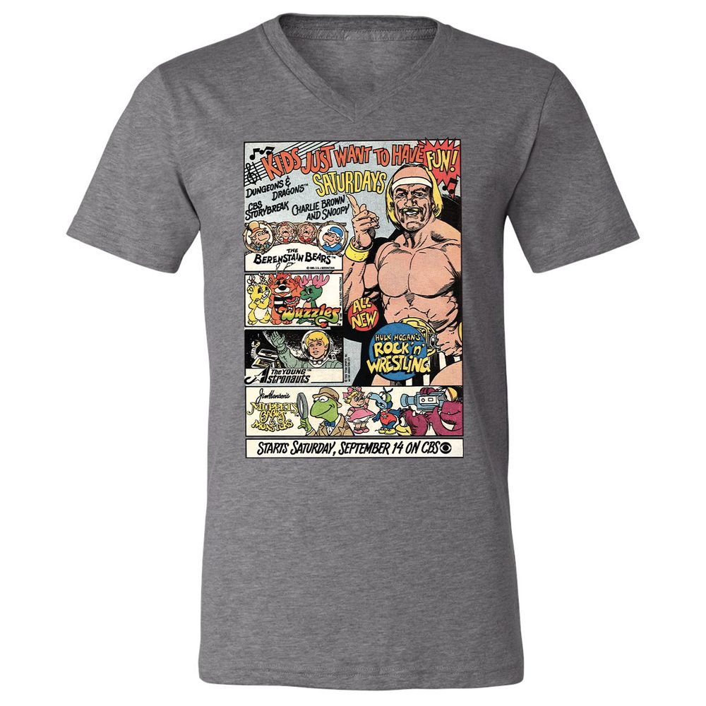 Unisex V-Neck T-Shirt - GLBKZBC8 - Deep Heather - 13