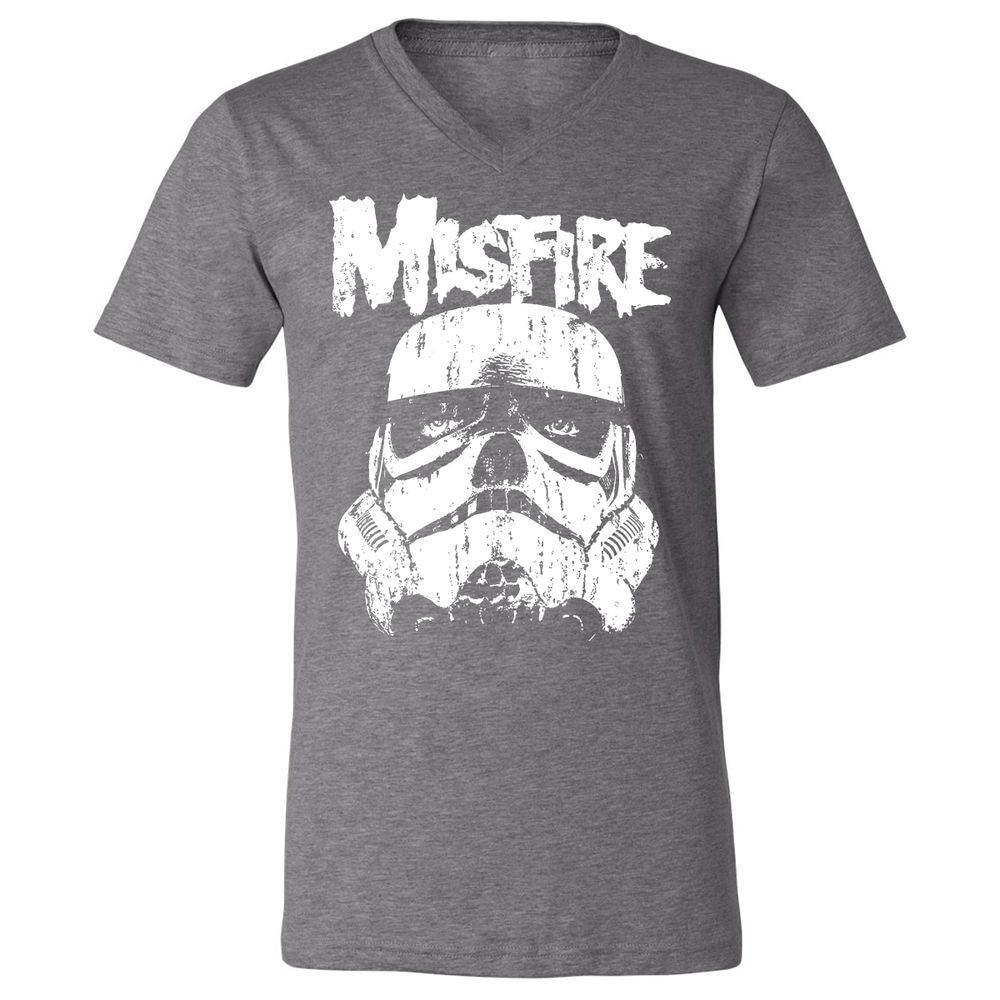 Unisex V-Neck T-Shirt - DYPZNWVS - Deep Heather - 13