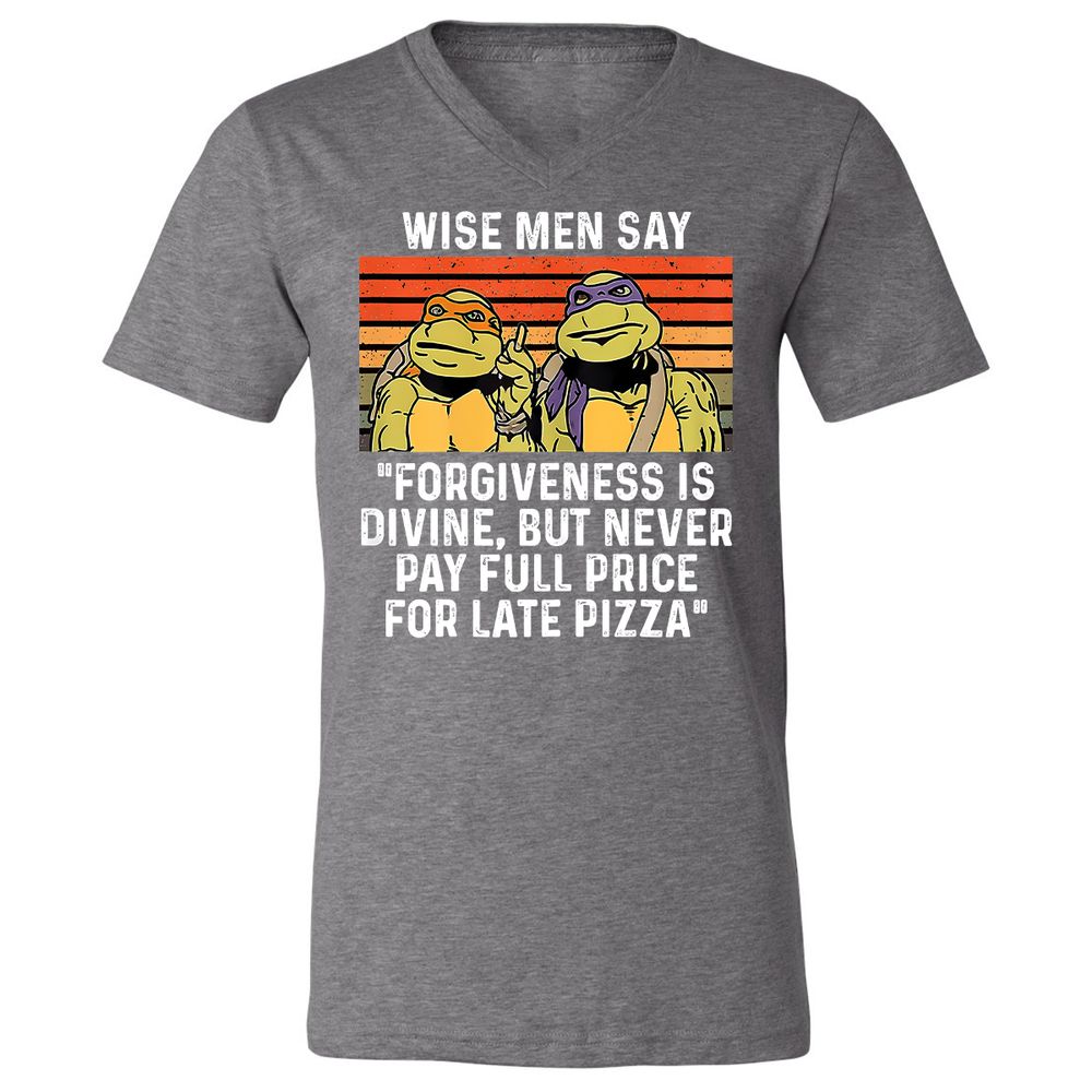 Unisex V-Neck T-Shirt - SYZL4UD8 - Deep Heather - 13