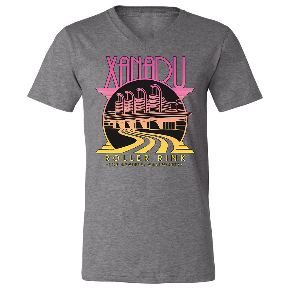 Olivia Newton-John Xanadu Roller Rink Pink Yellow Fade - Deep Heather - 13