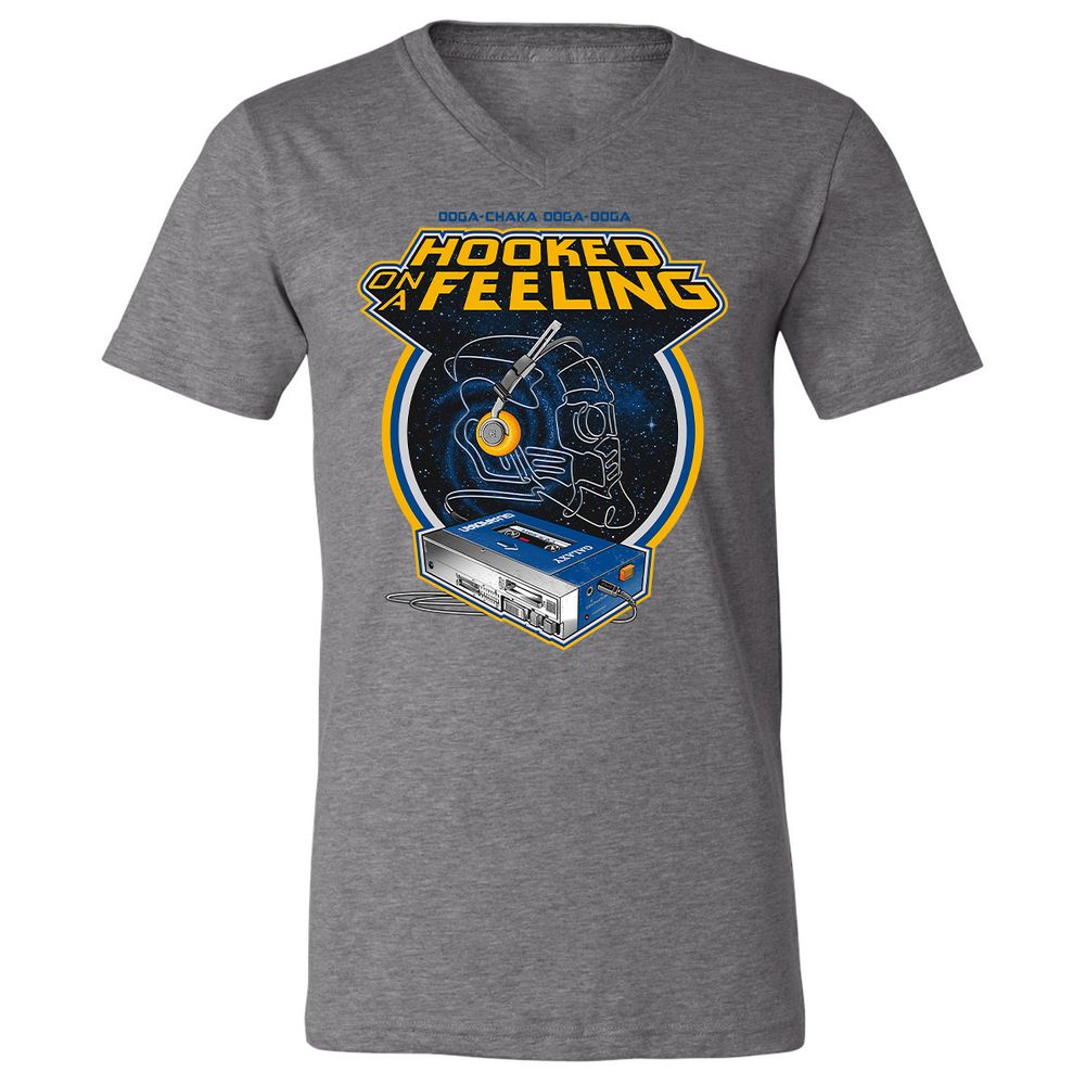 Unisex V-Neck T-Shirt - 5P16F5DF - Deep Heather - 13