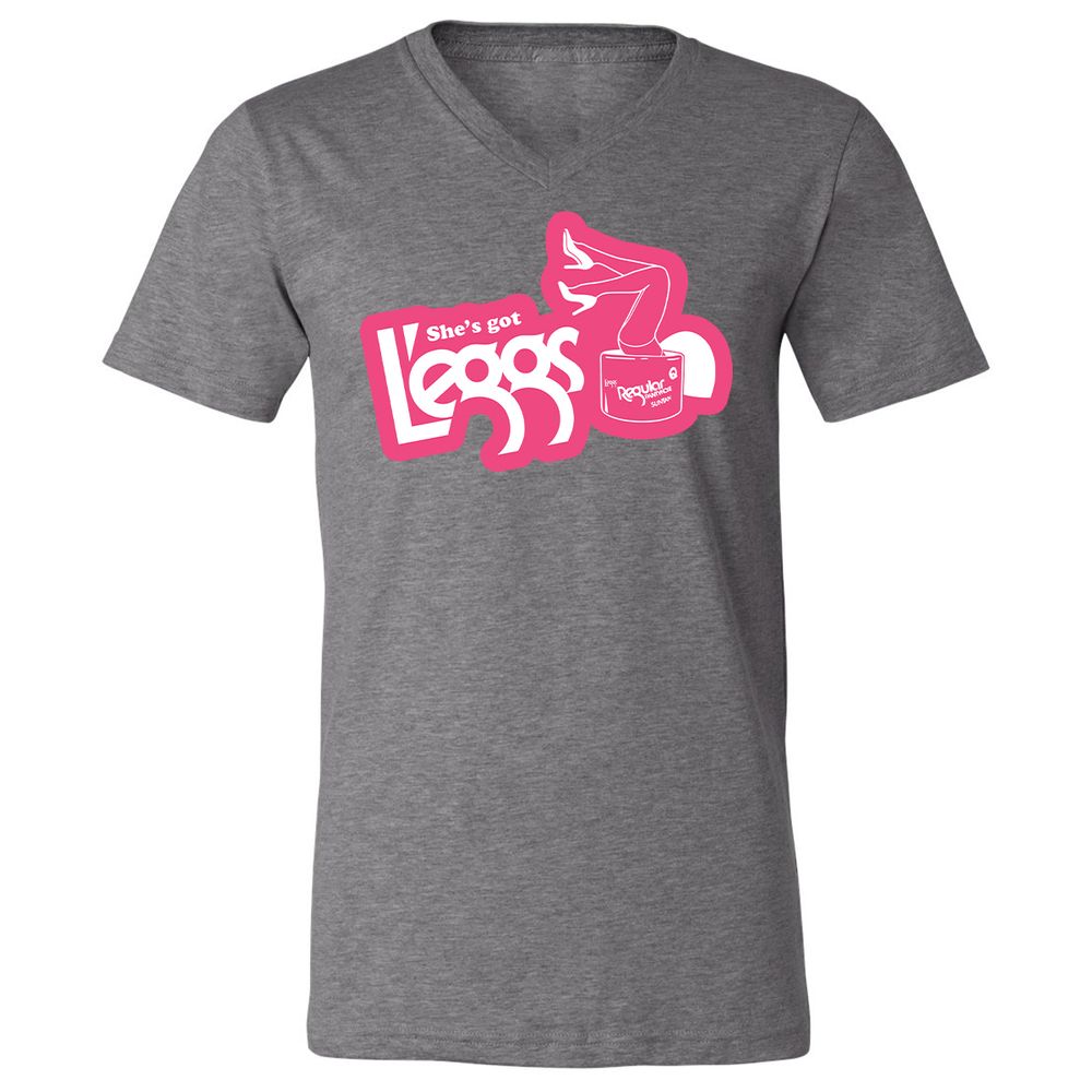 Unisex V-Neck T-Shirt - 6LR8ZKR5 - Deep Heather - 13