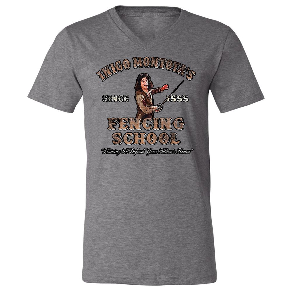 Unisex V-Neck T-Shirt - QYSCE93S - Deep Heather - 13