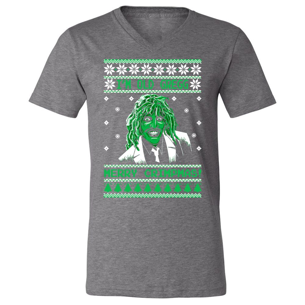 Unisex V-Neck T-Shirt - 9AKW1FDB - Deep Heather - 13