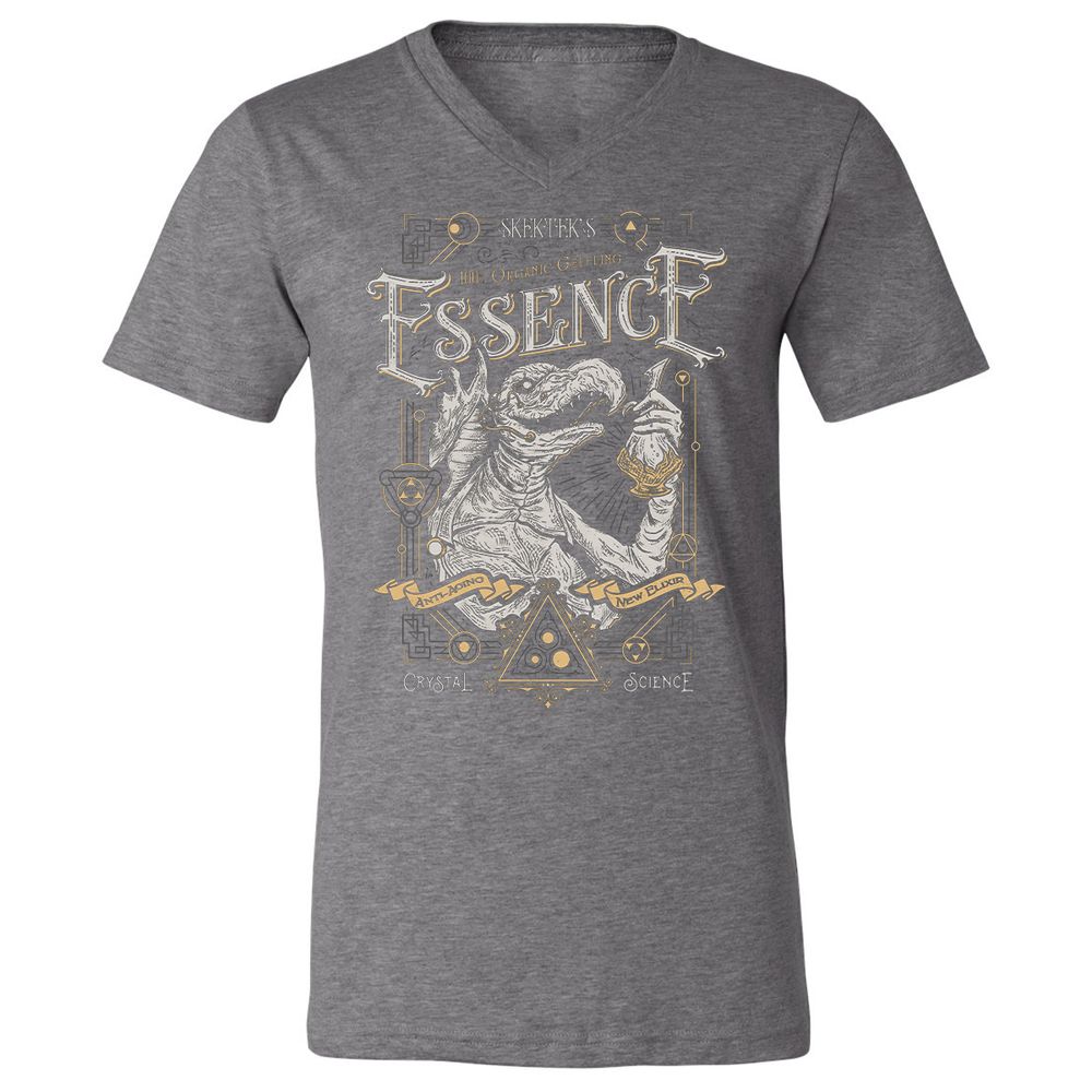 Unisex V-Neck T-Shirt - ZTDBW9XC - Deep Heather - 13
