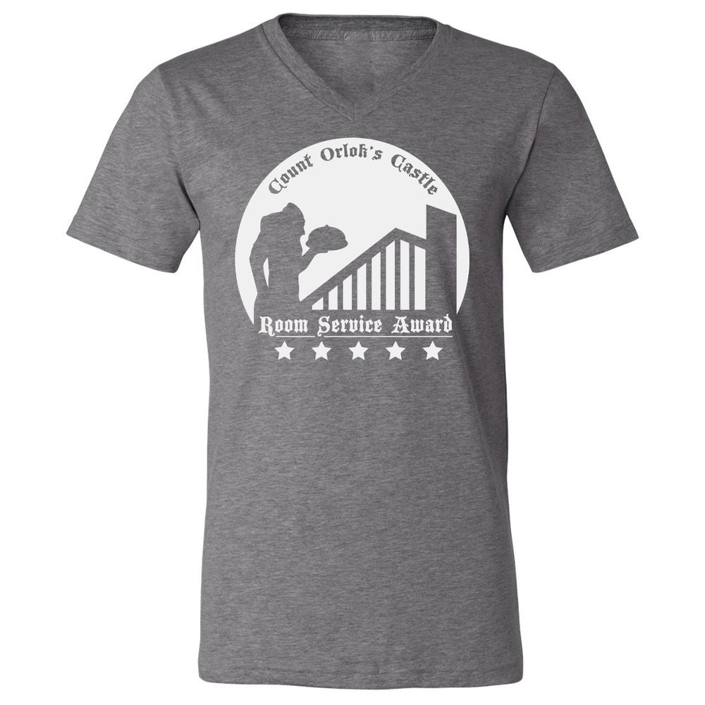 Unisex V-Neck T-Shirt - 5FQ182DM - Deep Heather - 13