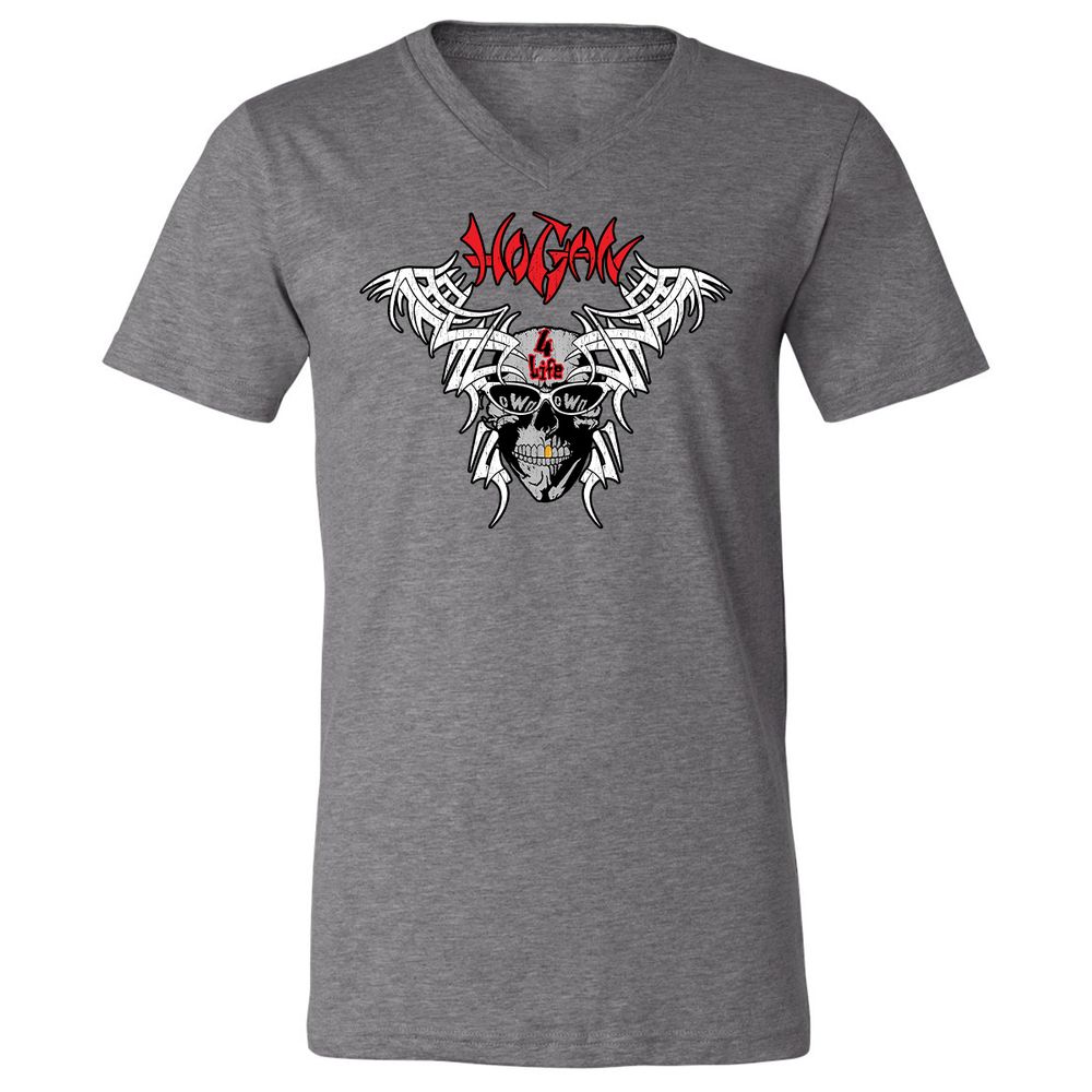Unisex V-Neck T-Shirt - QKHZQ6EX - Deep Heather - 13