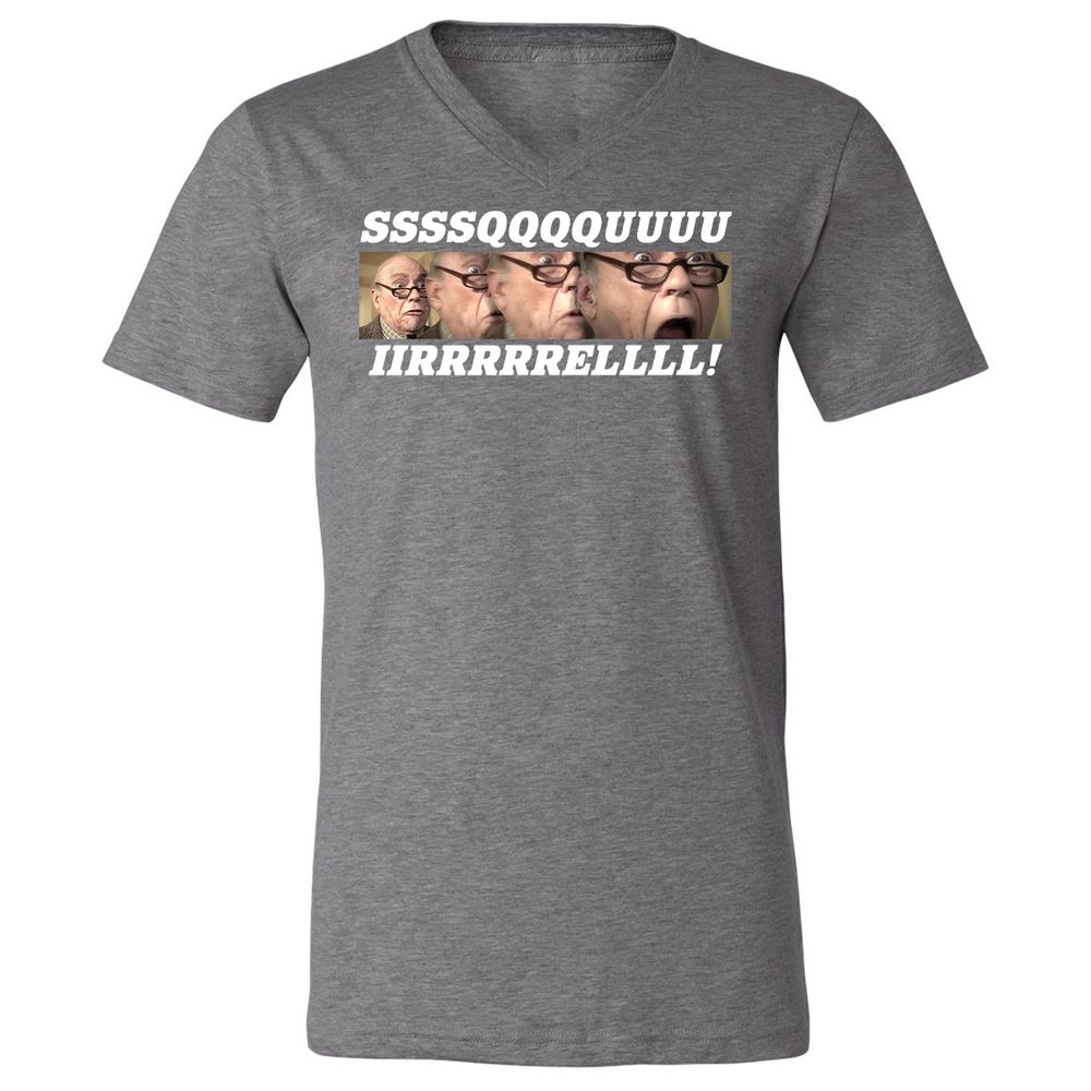 Unisex V-Neck T-Shirt - XFKQ9VVU - Deep Heather - 13
