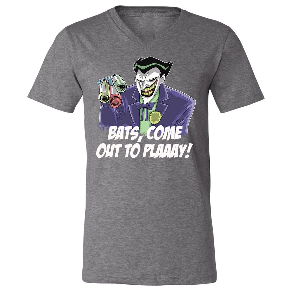 Unisex V-Neck T-Shirt - 9HKHLTE6 - Deep Heather - 13