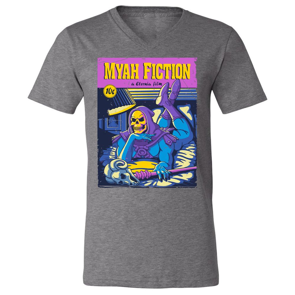 Unisex V-Neck T-Shirt - VN1P7GKV - Deep Heather - 13