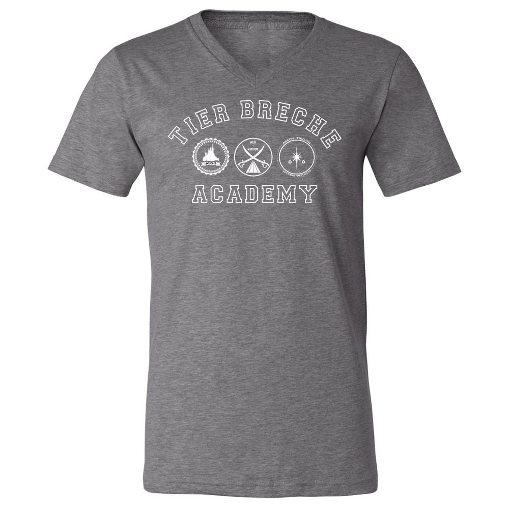 Unisex V-Neck T-Shirt - 5HDFC5CF - Deep Heather - 13