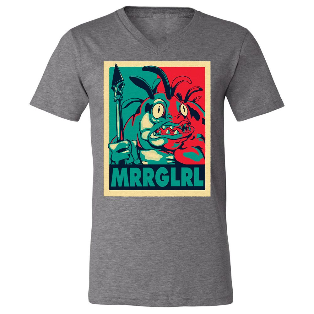 Unisex V-Neck T-Shirt - H11TVNMK - Deep Heather - 13