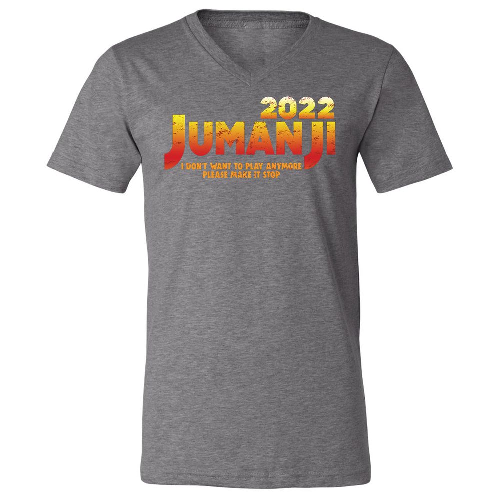 Unisex V-Neck T-Shirt - K5E58FZB - Deep Heather - 13