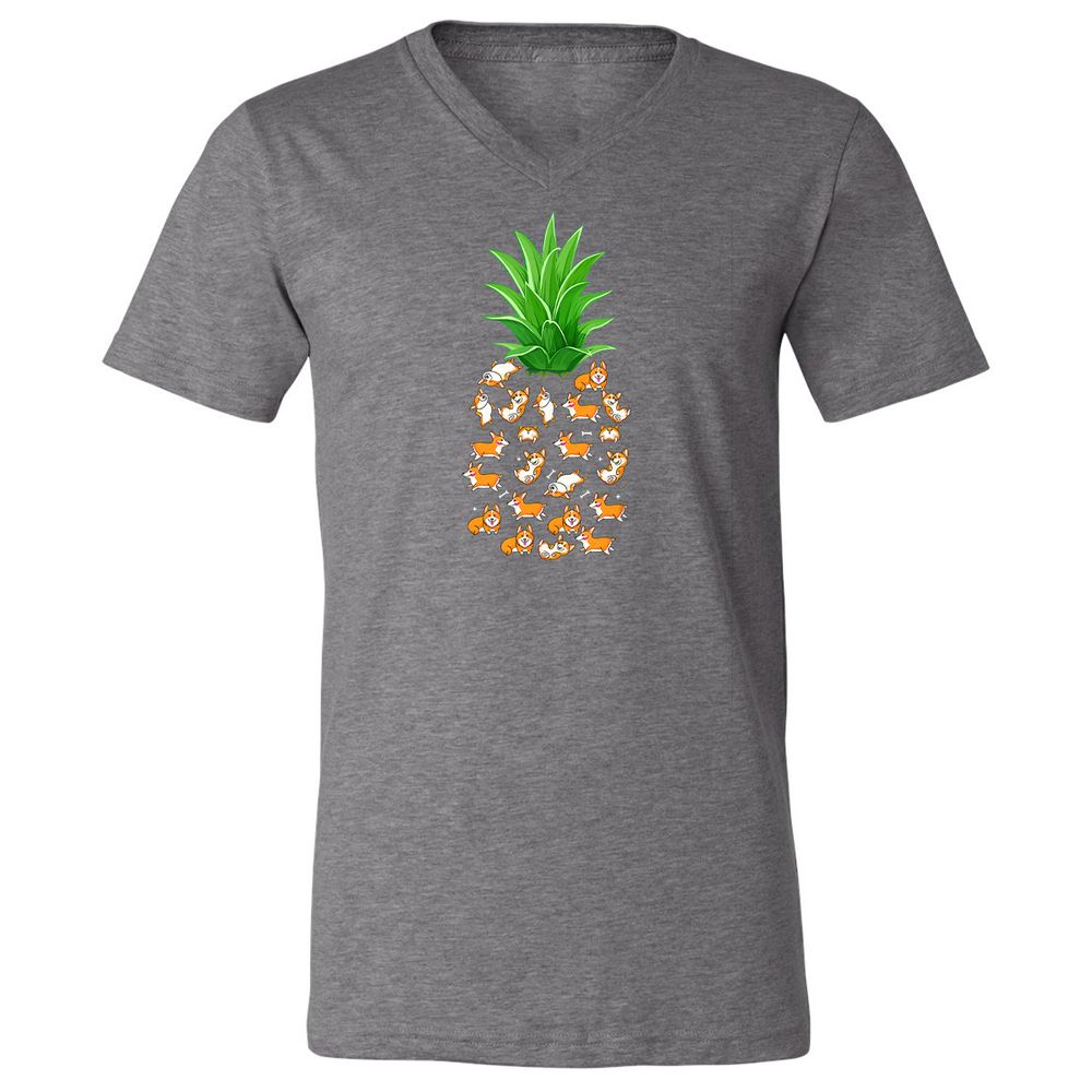 Unisex V-Neck T-Shirt - BYURW39F - Deep Heather - 13