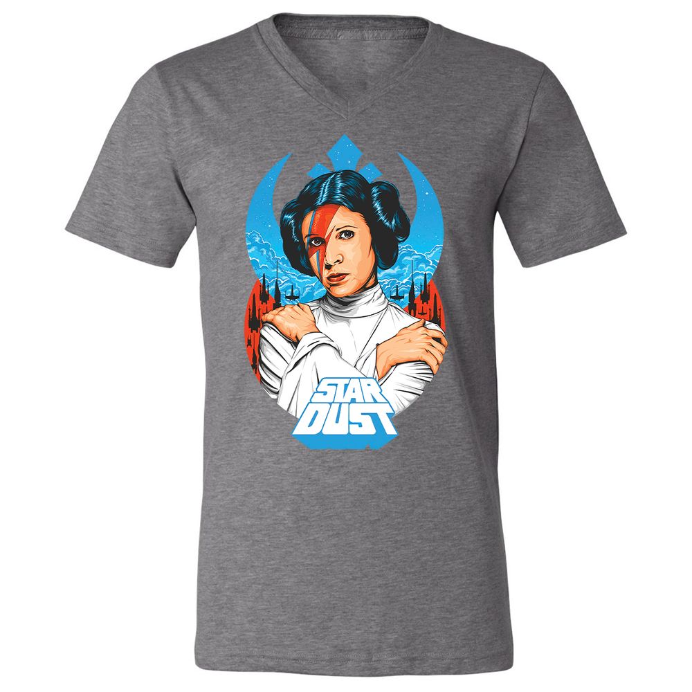 Unisex V-Neck T-Shirt - CGZDAXUY - Deep Heather - 13