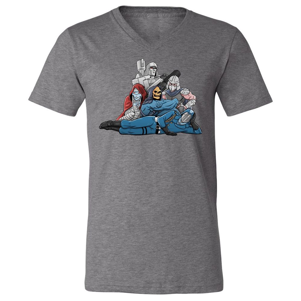 Unisex V-Neck T-Shirt - VC46TSVQ - Deep Heather - 13