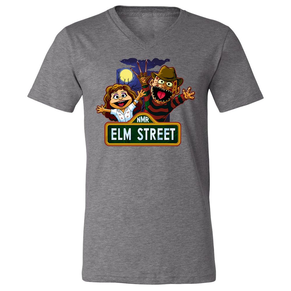 Unisex V-Neck T-Shirt - D4UBAMTY - Deep Heather - 13