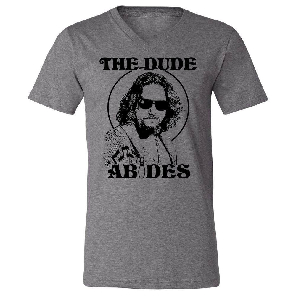 Unisex V-Neck T-Shirt - F1J9WL76 - Deep Heather - 13