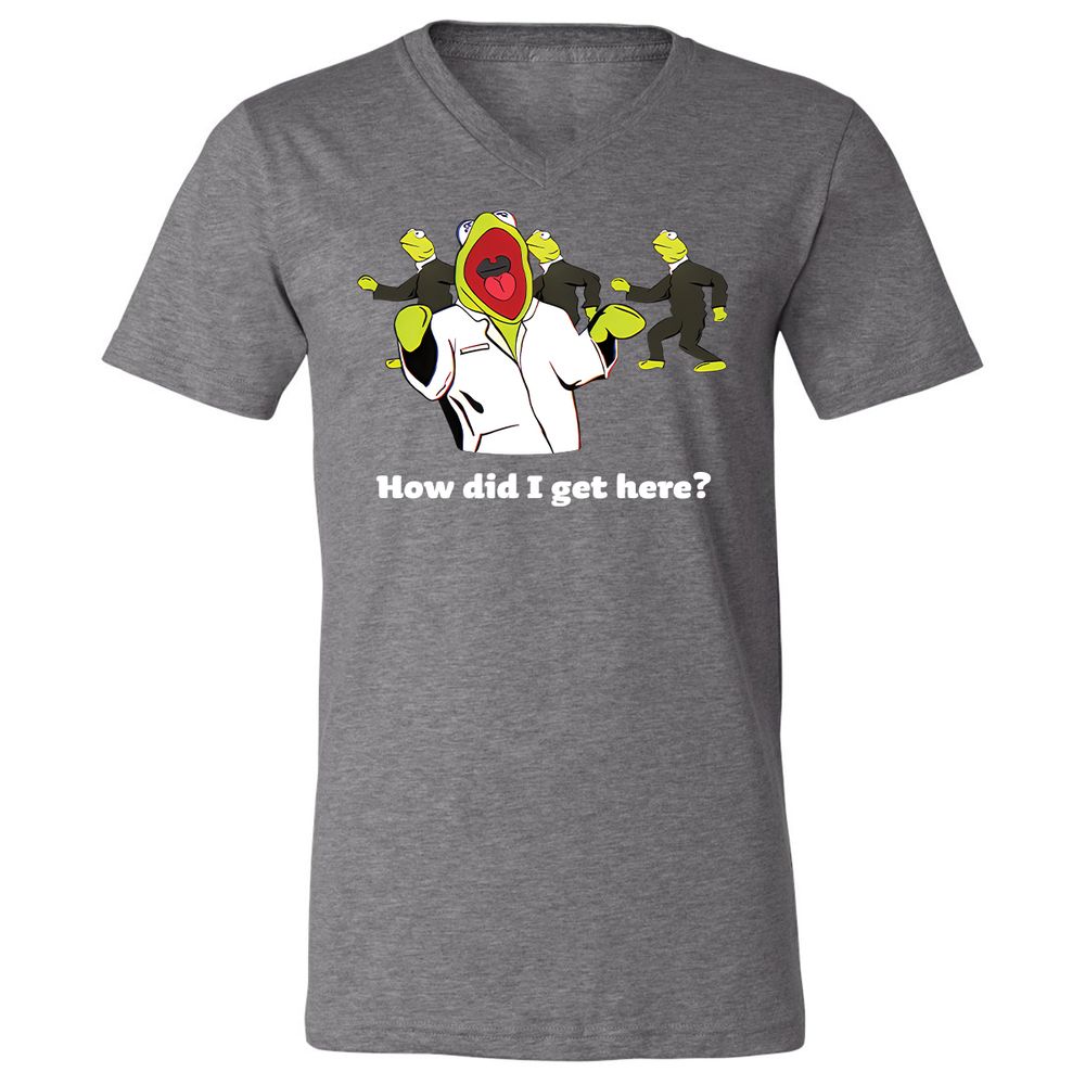 Unisex V-Neck T-Shirt - 169PMXVA - Deep Heather - 13