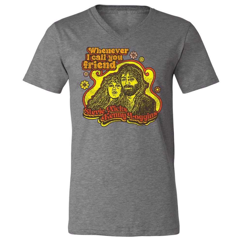Unisex V-Neck T-Shirt - N75G6HJA - Deep Heather - 13
