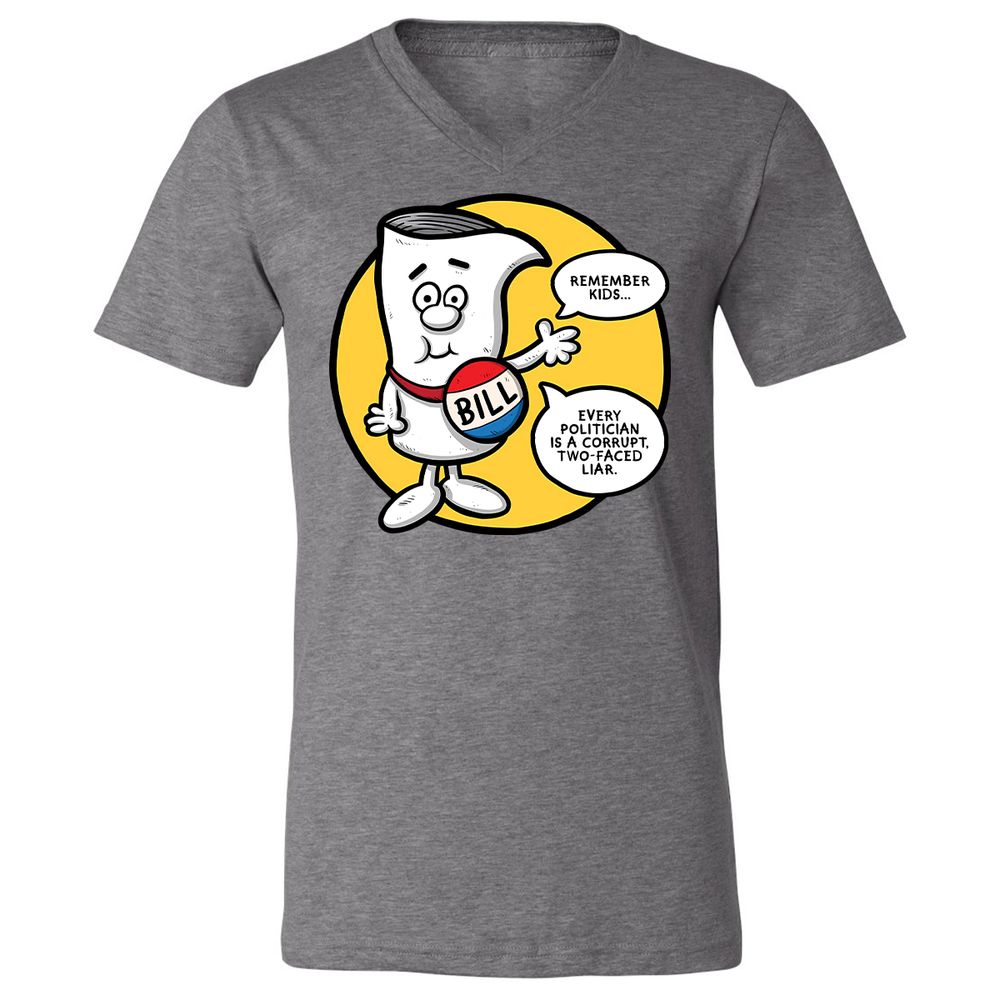 Unisex V-Neck T-Shirt - Q23BNVCG - Deep Heather - 13