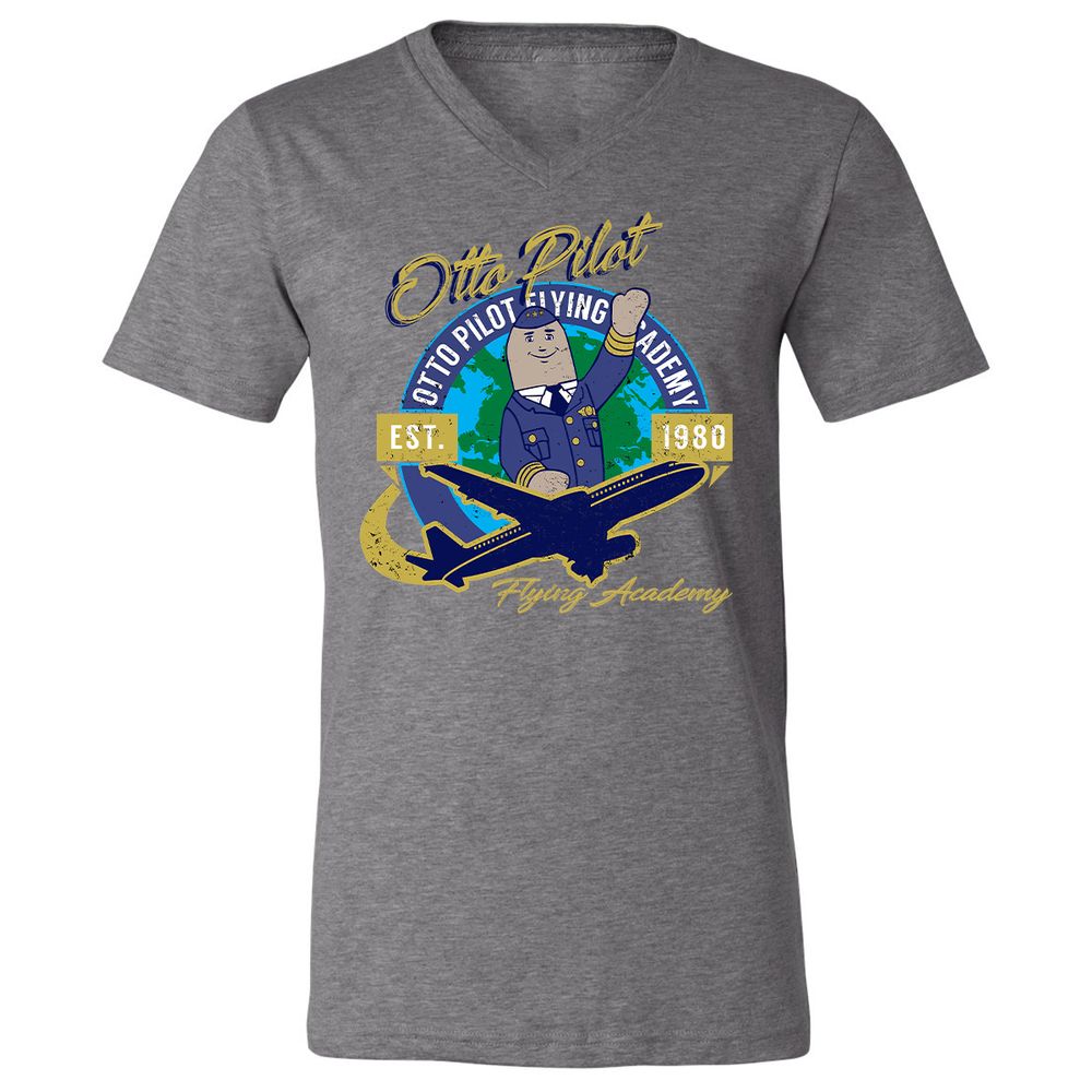 Unisex V-Neck T-Shirt - SV6BBU42 - Deep Heather - 13