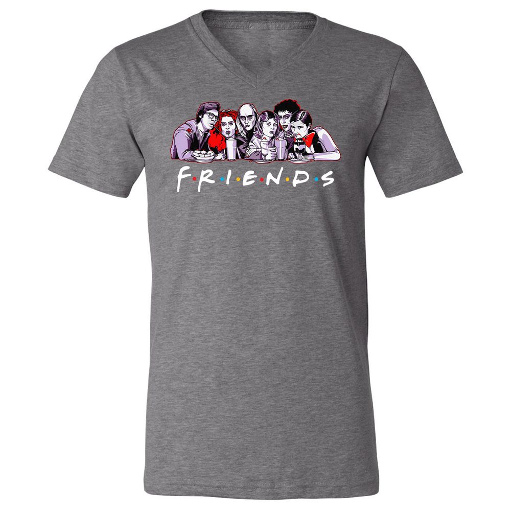 Unisex V-Neck T-Shirt - 3MB9EX6V - Deep Heather - 13