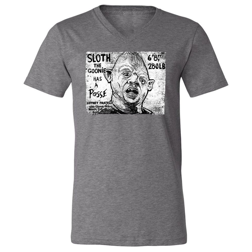 Unisex V-Neck T-Shirt - A78M4RF1 - Deep Heather - 13