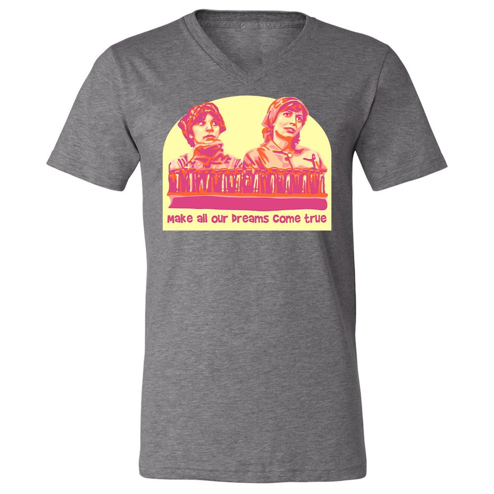 Unisex V-Neck T-Shirt - 3KA91UEZ - Deep Heather - 13