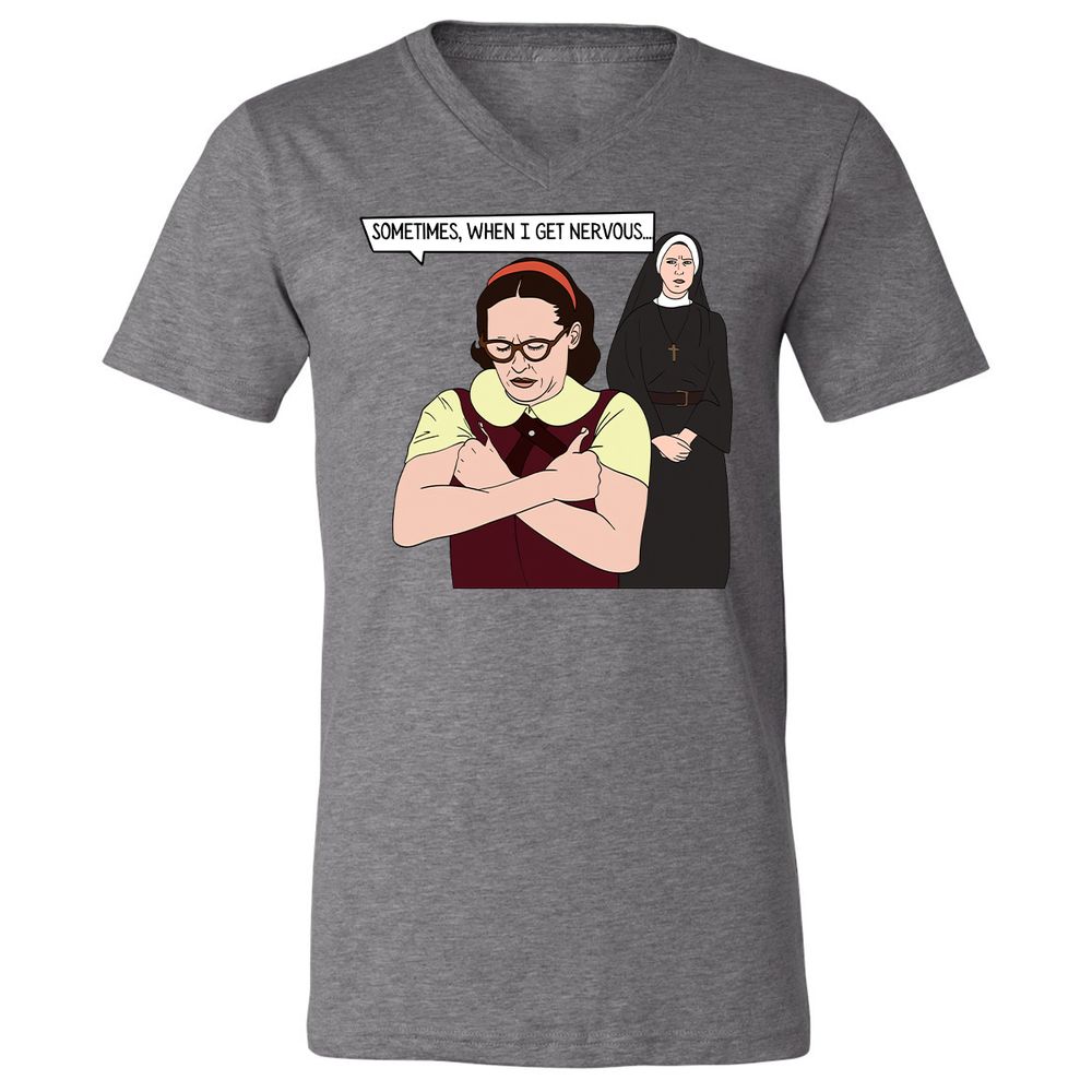 Unisex V-Neck T-Shirt - 276FPWN7 - Deep Heather - 13