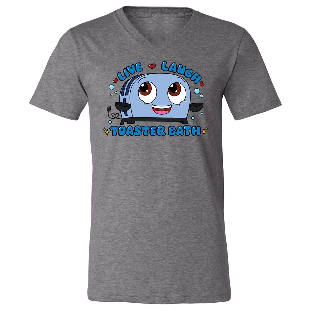 Unisex V-Neck T-Shirt - 5X5VWN5K - Deep Heather - 13