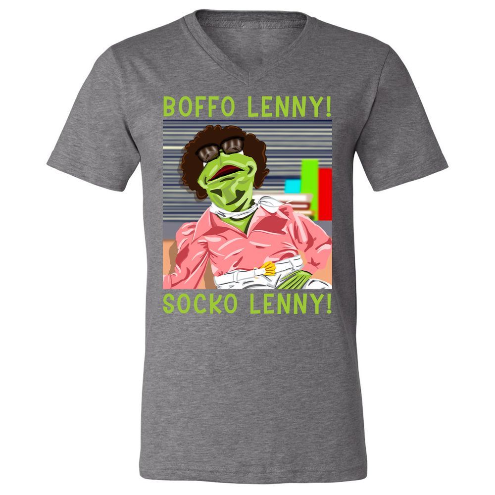 Unisex V-Neck T-Shirt - MMZFTK14 - Deep Heather - 13