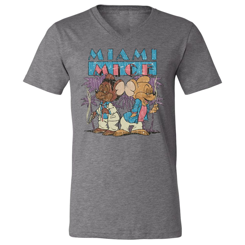 Unisex V-Neck T-Shirt - A83S47WY - Deep Heather - 13