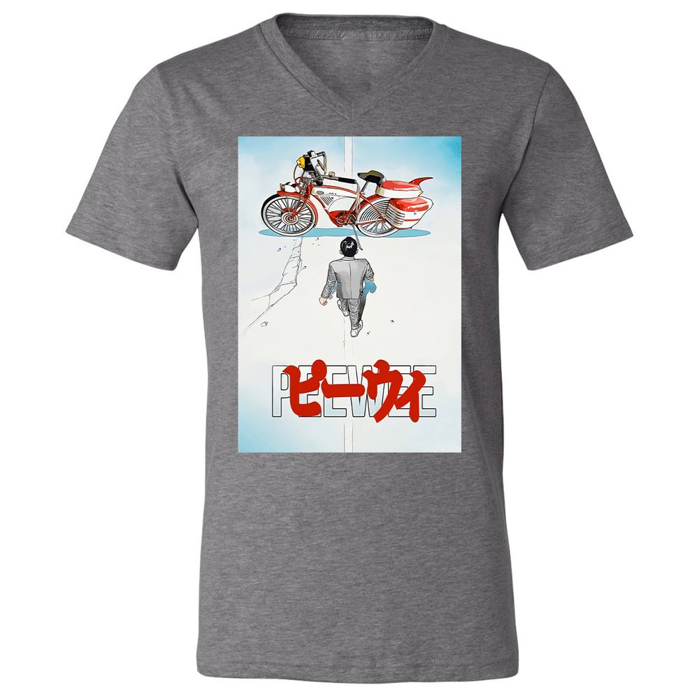Unisex V-Neck T-Shirt - TMHYBTJ2 - Deep Heather - 13