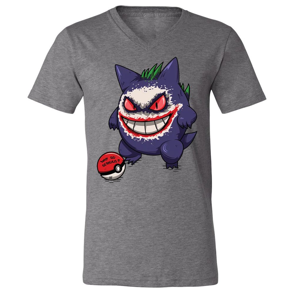 Unisex V-Neck T-Shirt - R7ZX8CL3 - Deep Heather - 13