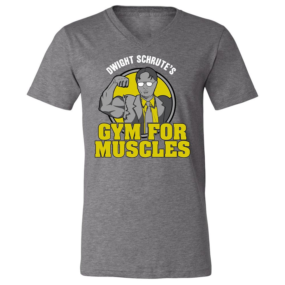 Unisex V-Neck T-Shirt - 9UJE8S9S - Deep Heather - 13