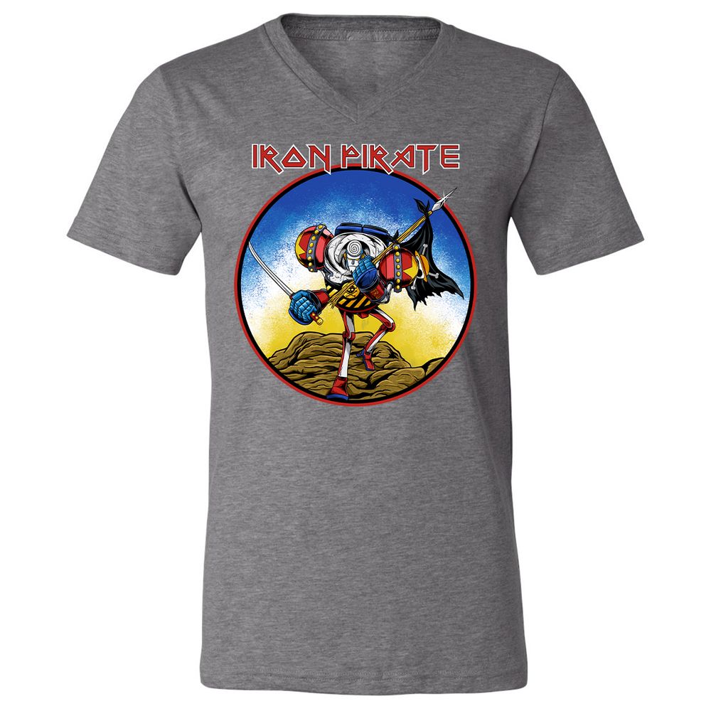 Unisex V-Neck T-Shirt - 3VTMB9AP - Deep Heather - 13