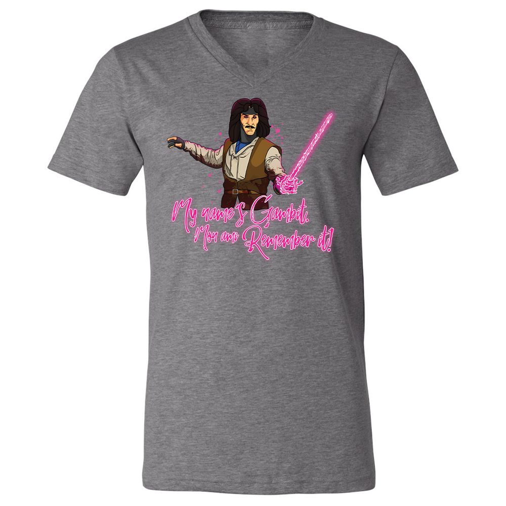 Unisex V-Neck T-Shirt - XQ8MC27N - Deep Heather - 13