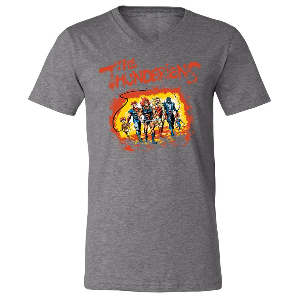 Unisex V-Neck T-Shirt - U362G1W8 - Deep Heather - 13