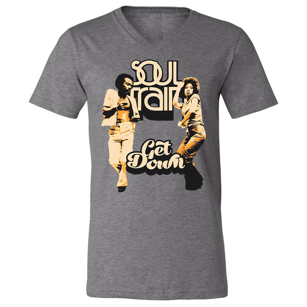 Unisex V-Neck T-Shirt - WBGZV889 - Deep Heather - 13