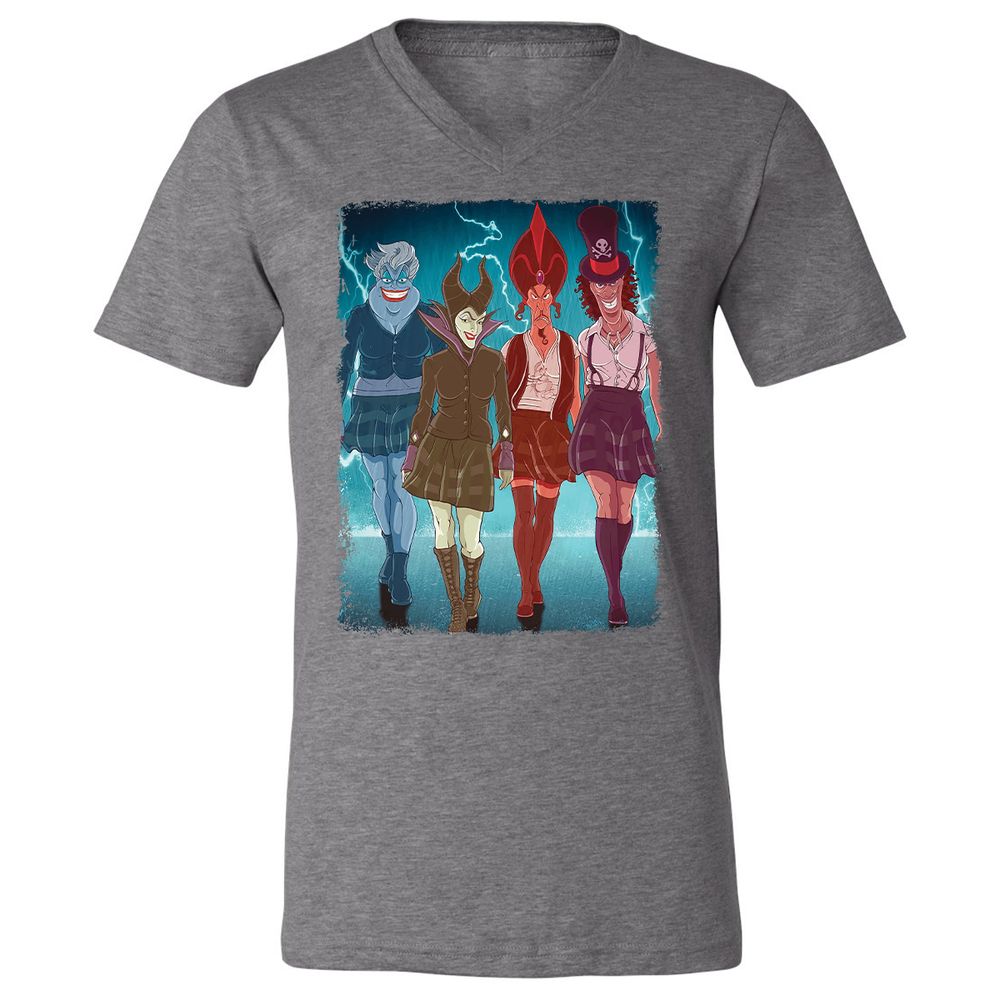 Unisex V-Neck T-Shirt - PQ5Y4NL1 - Deep Heather - 13