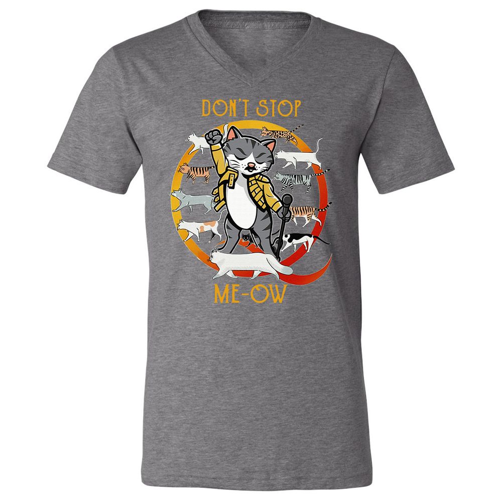 Unisex V-Neck T-Shirt - D9F2W2D2 - Deep Heather - 13