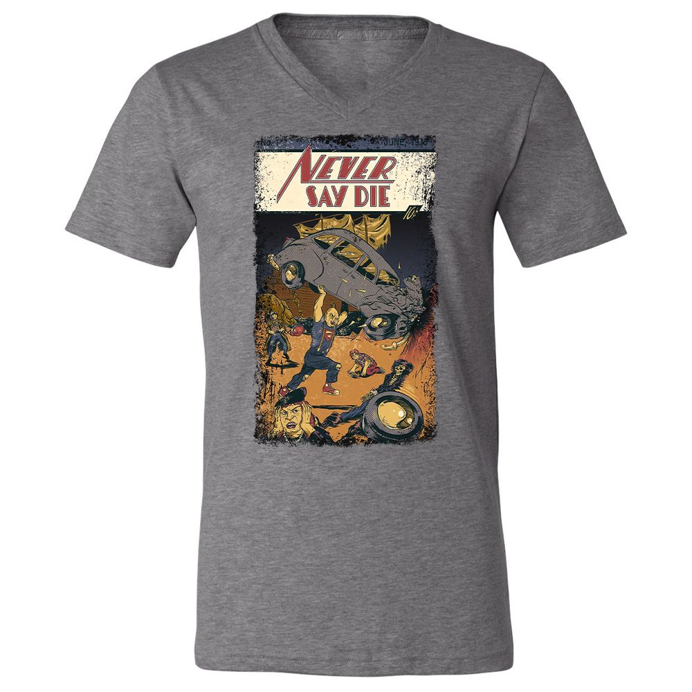 Unisex V-Neck T-Shirt - 2JSP4CGS - Deep Heather - 13