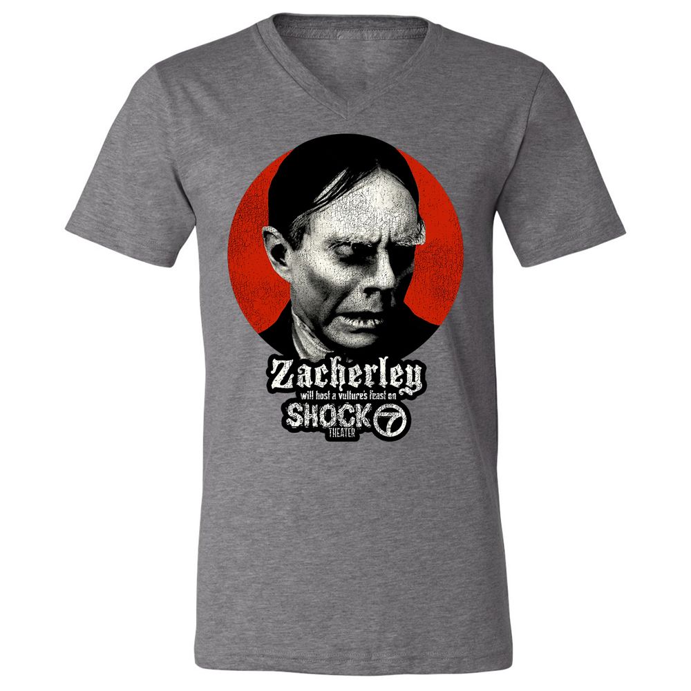 Unisex V-Neck T-Shirt - N7Q9G3VW - Deep Heather - 13