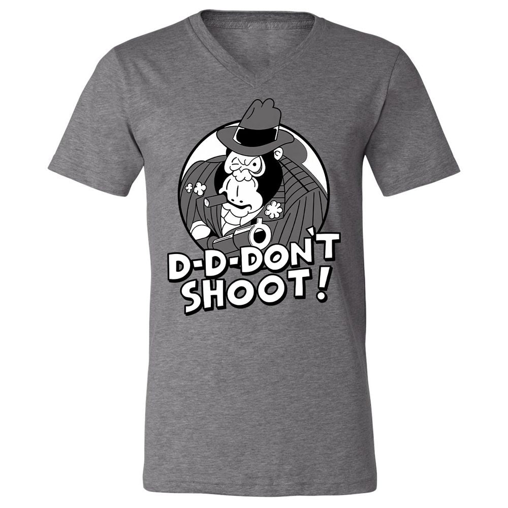 Unisex V-Neck T-Shirt - 822R21XH - Deep Heather - 13