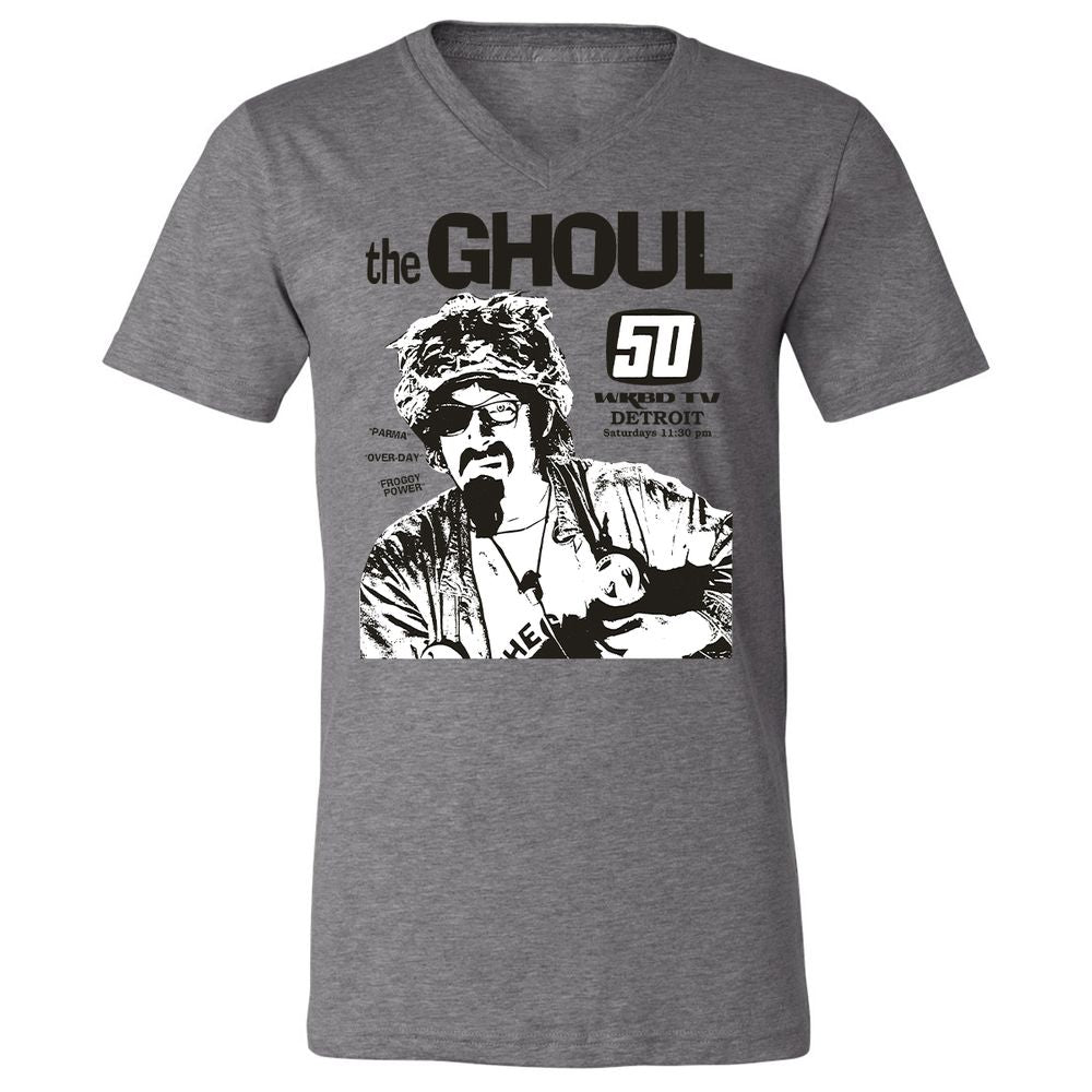 Unisex V-Neck T-Shirt - GSB3RW4P - Deep Heather - 13