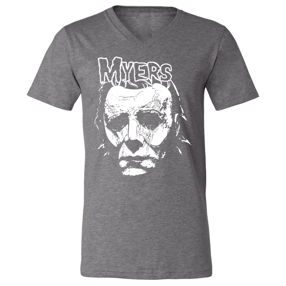 Unisex V-Neck T-Shirt - 5ZD1UXVM - Deep Heather - 13