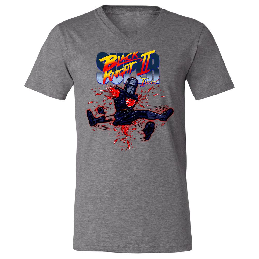 Unisex V-Neck T-Shirt - U71SZC5N - Deep Heather - 13